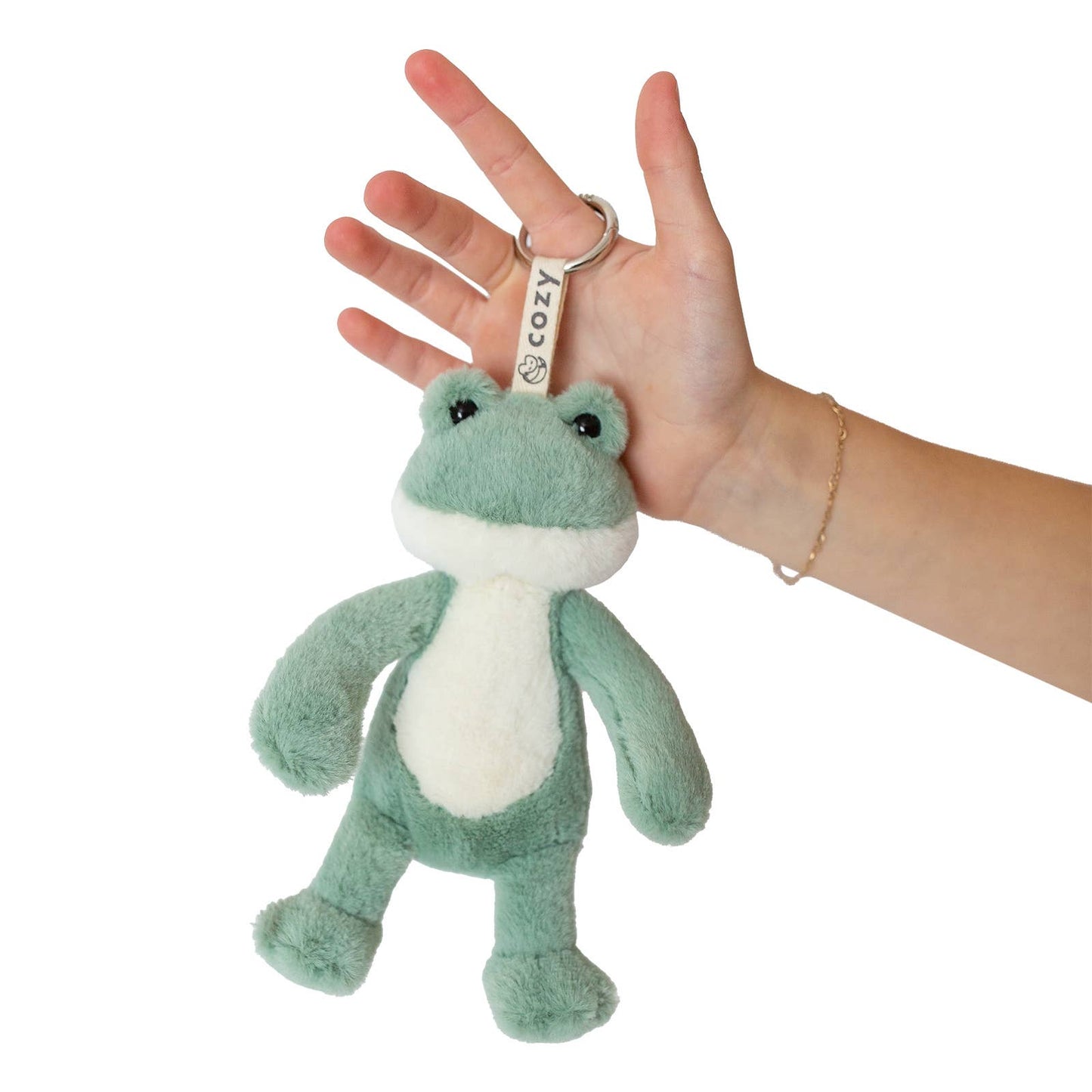 Worlds Softest Plush Lushee Clip - Fern Froggy