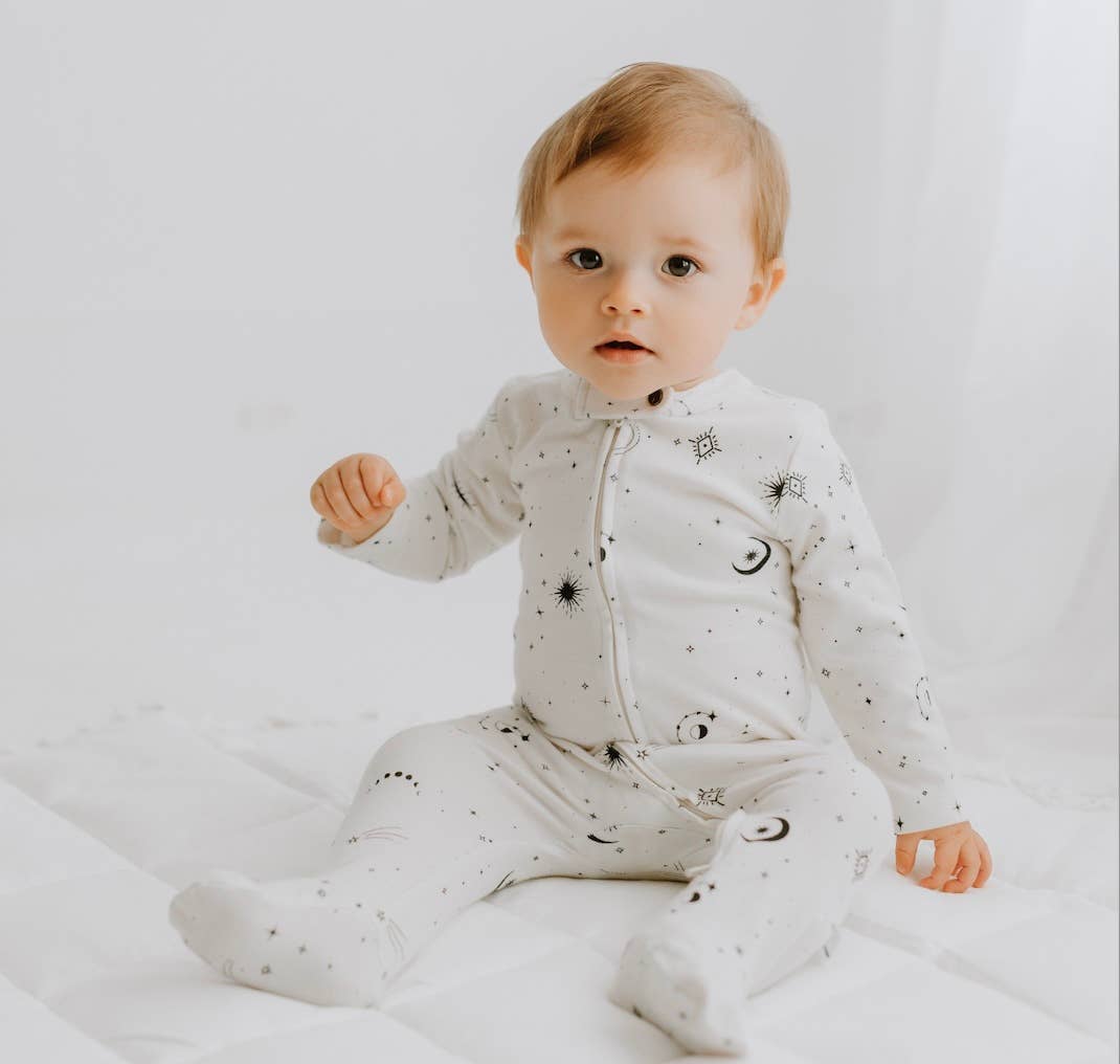 Baby footie | celestial