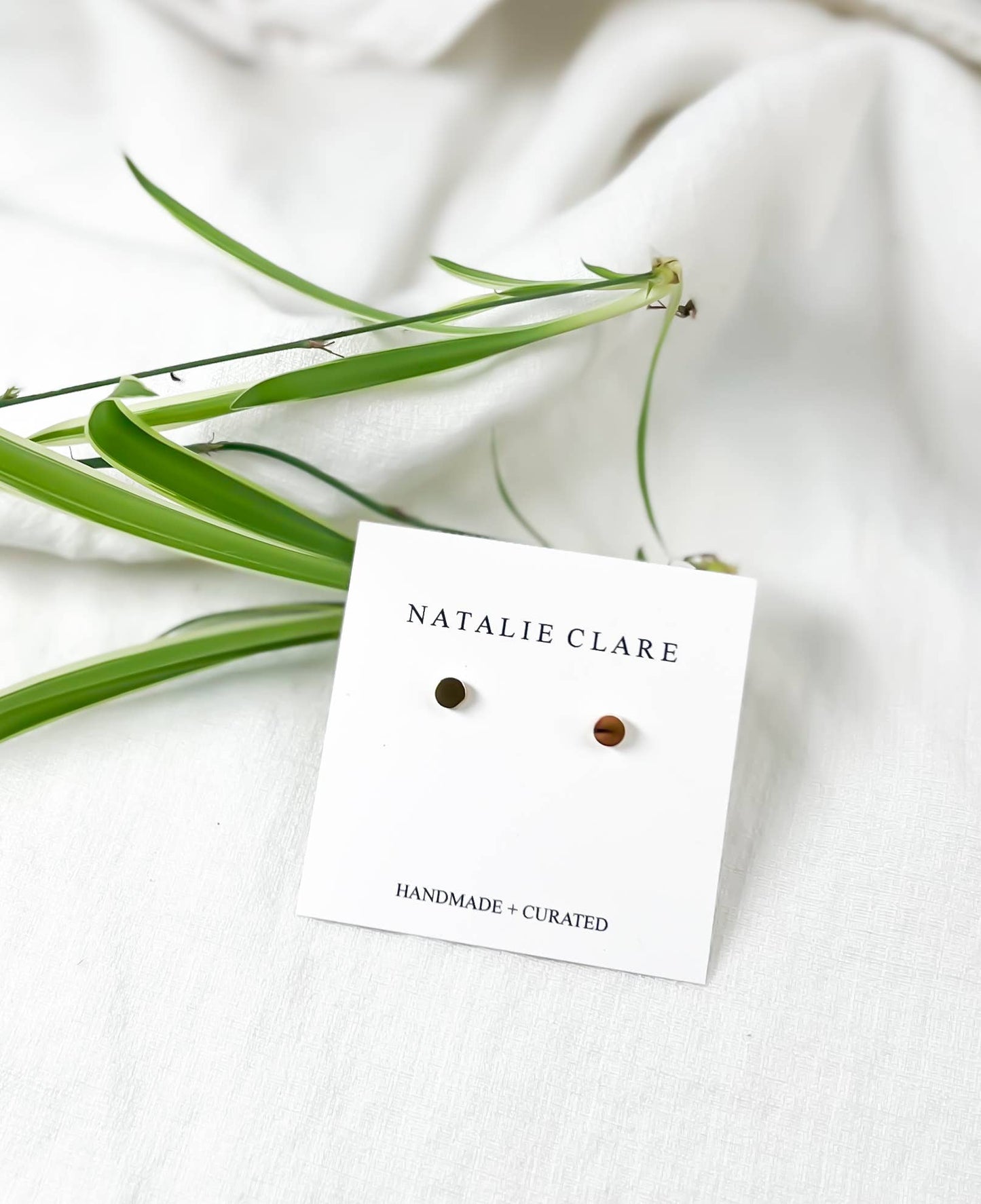 Tiny Circle Stud Earring