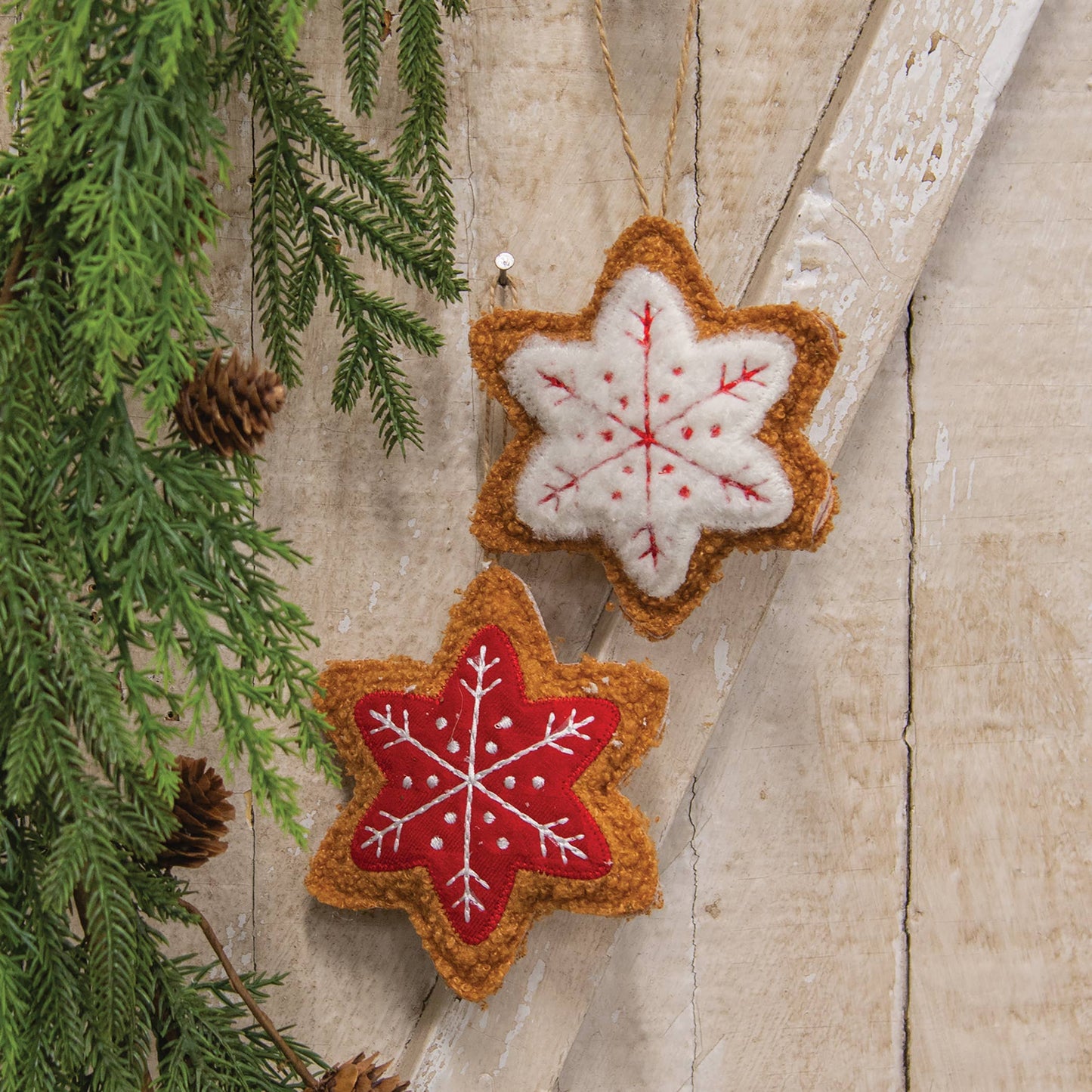 Snowflake Gingerbread Ornament