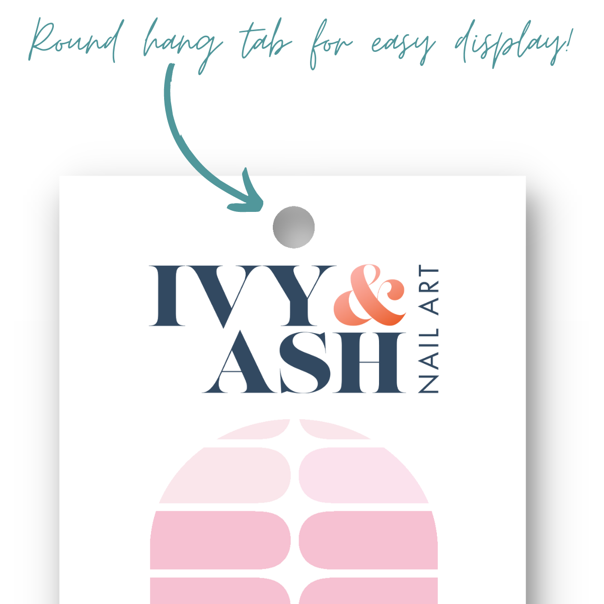 Powder Pink | Light Pink Solid Neutral Nail Polish Stickers