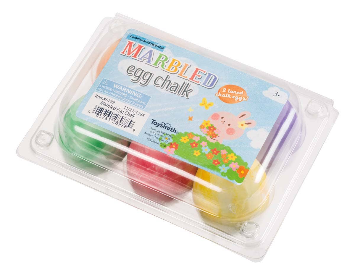 Marbled Egg Chalk, Outdoor Art Supplies, Spring