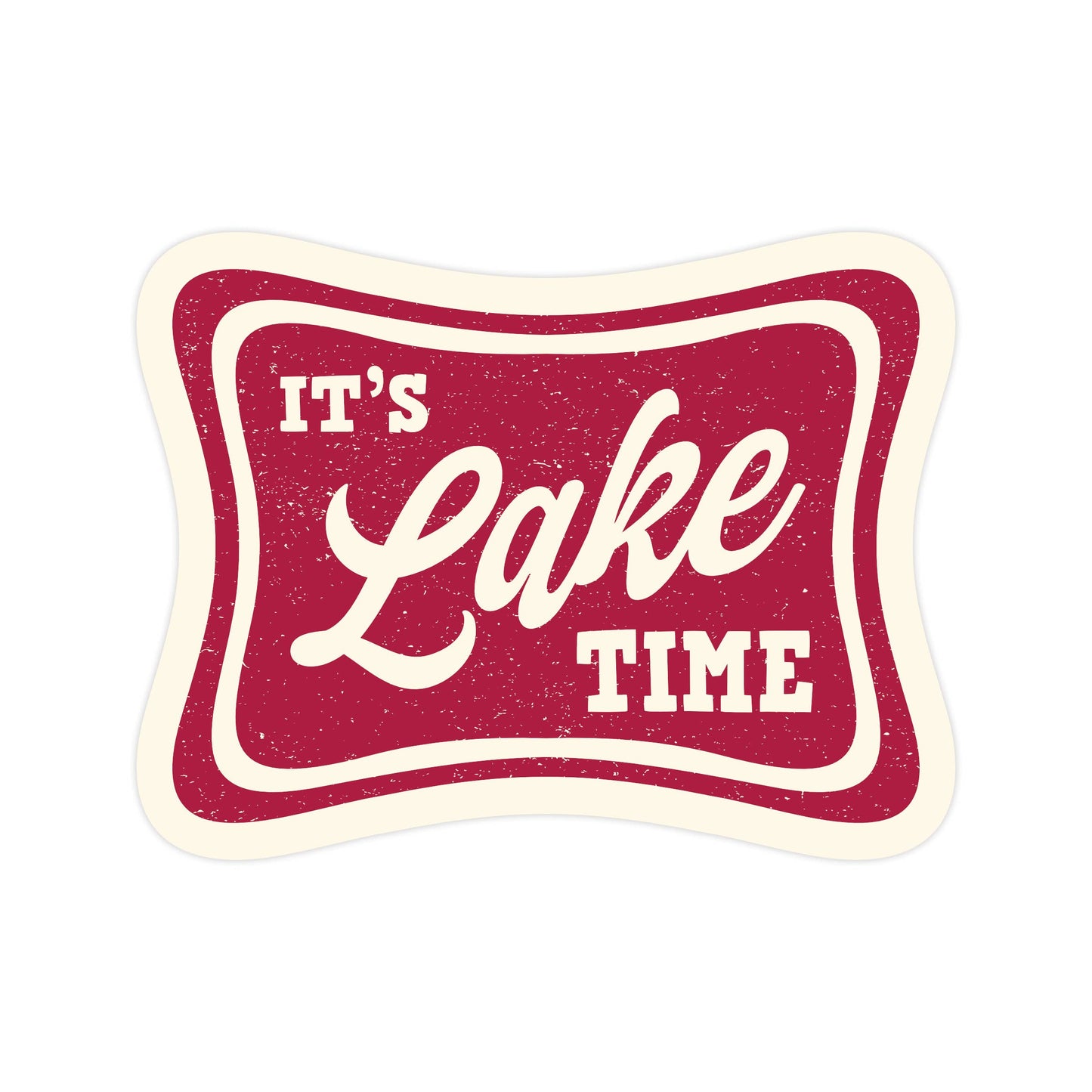Lake Float Summer Boat Drink High Quality Vinyl Sticker