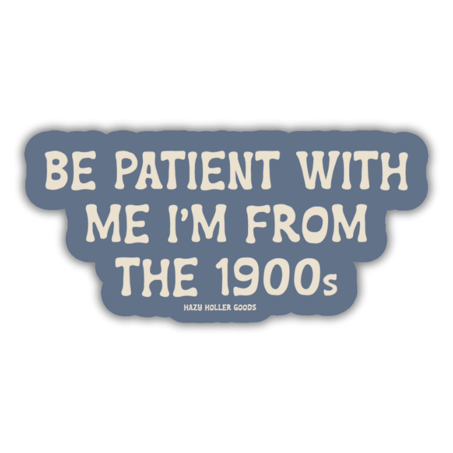 From the 1900s Funny Sticker