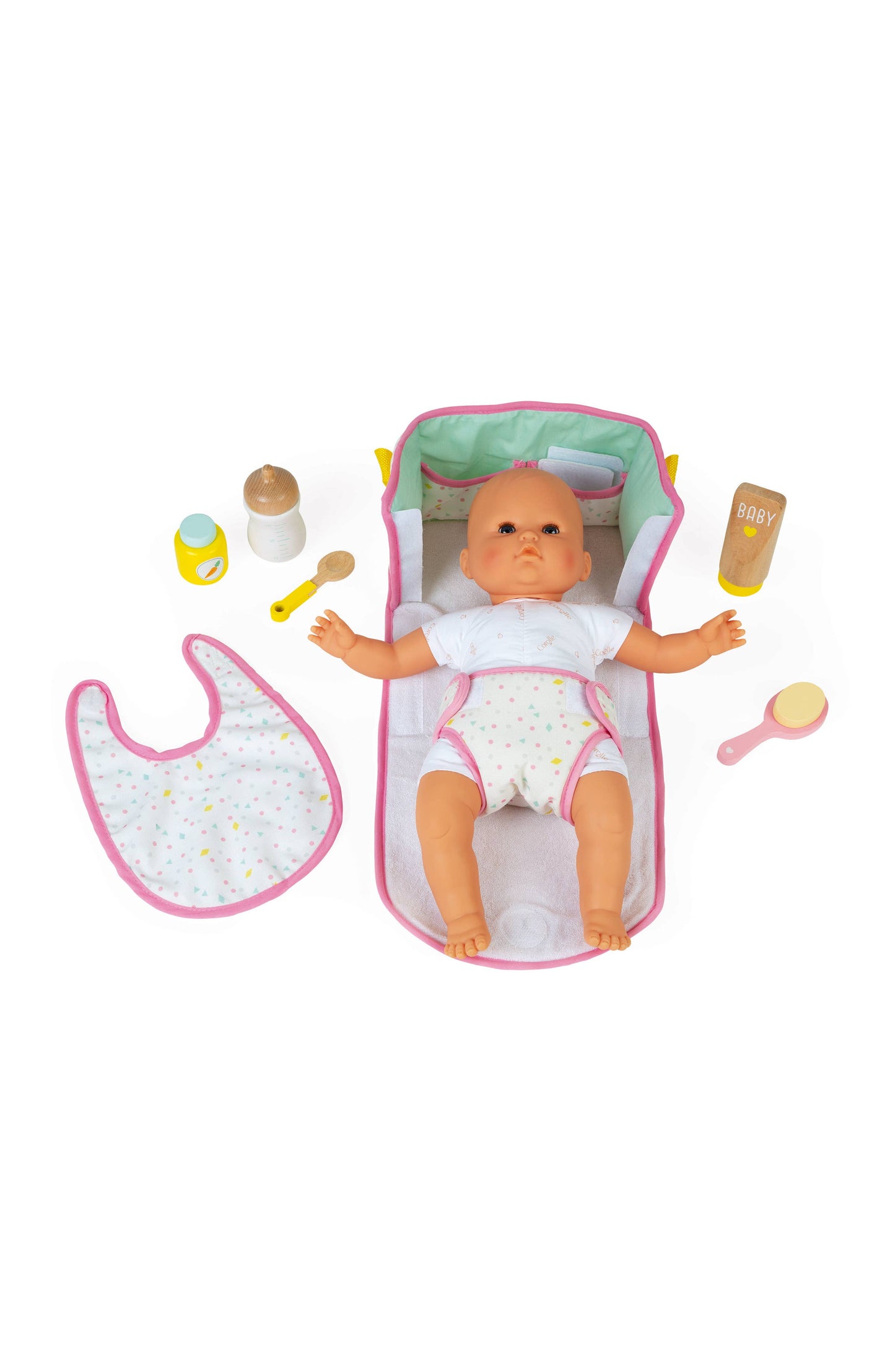 Pretend Play Toy | Nursery & Changing Set | 8 accesories