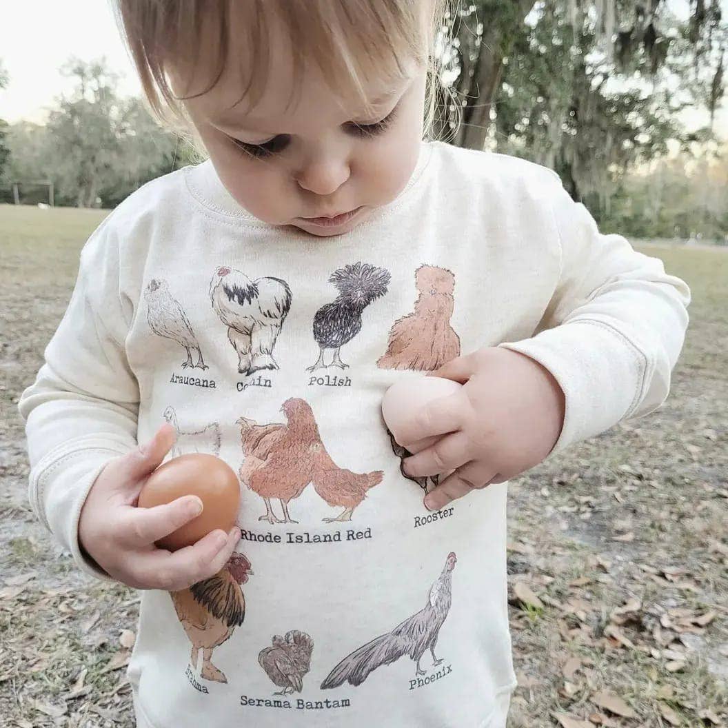 Chicken Breeds Farm Kids Country Western Boys Fall Clothing
