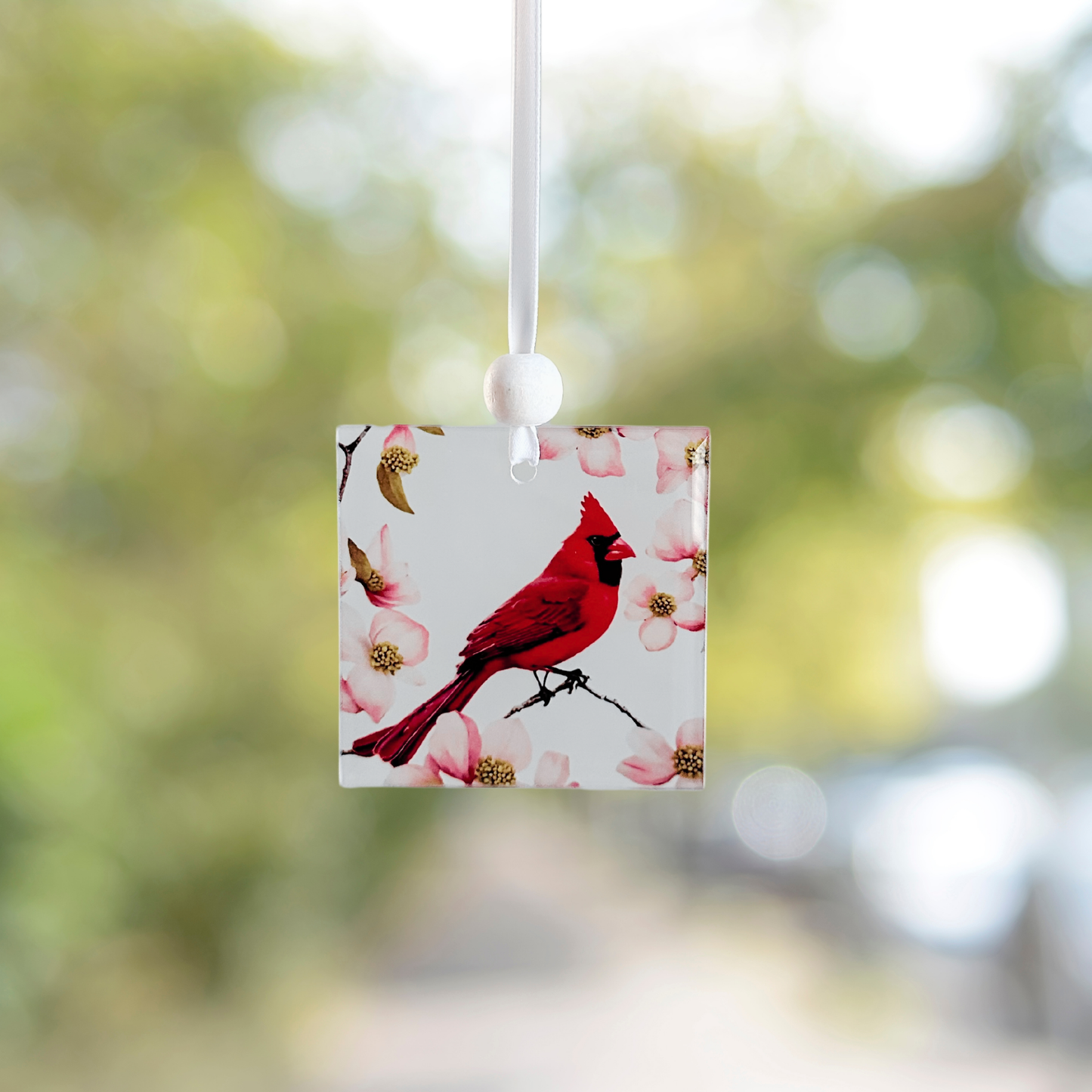 Window Charm - Cardinal | Suncatcher | Window Art