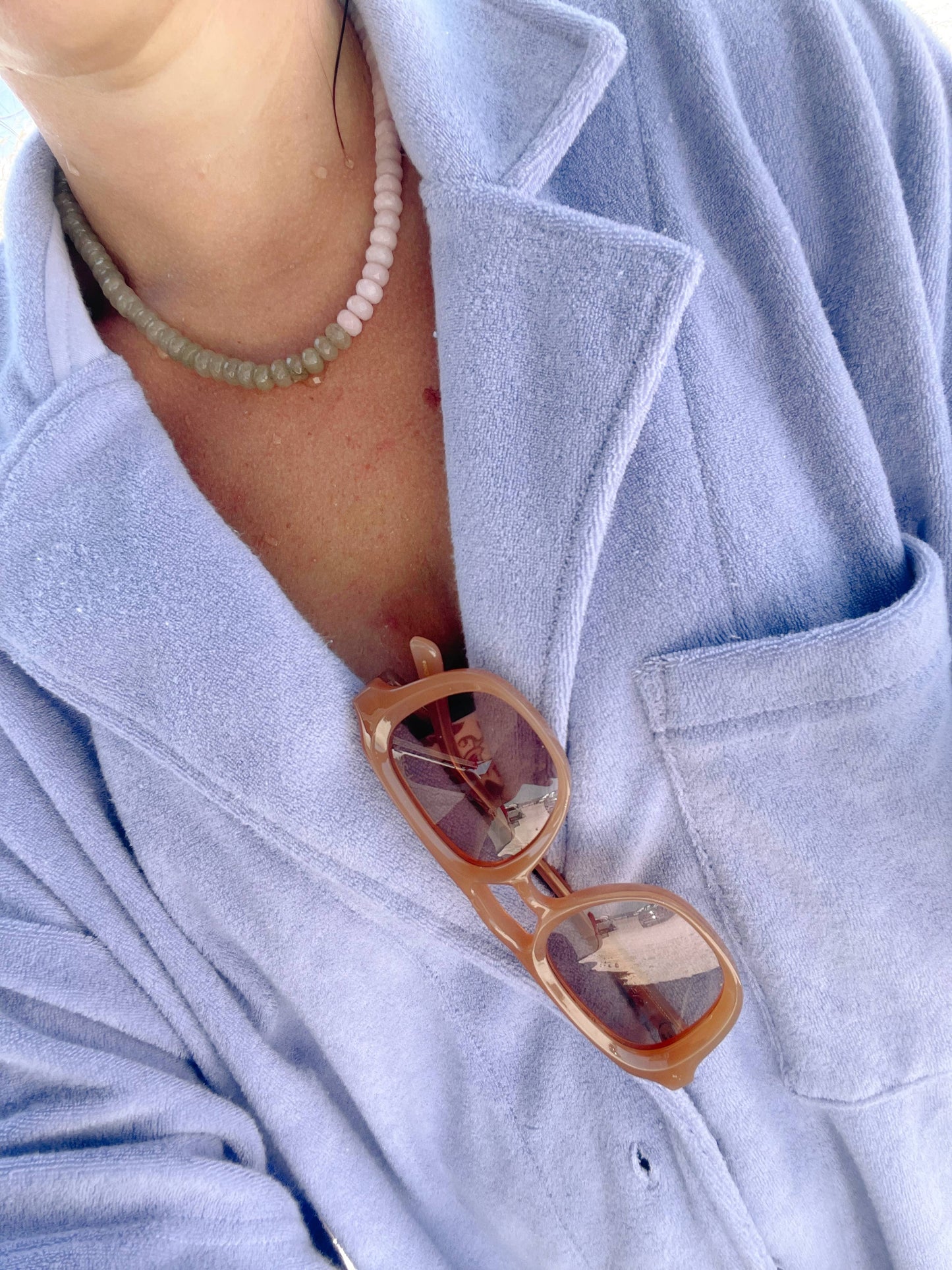 Two Tone Gemstone Necklaces