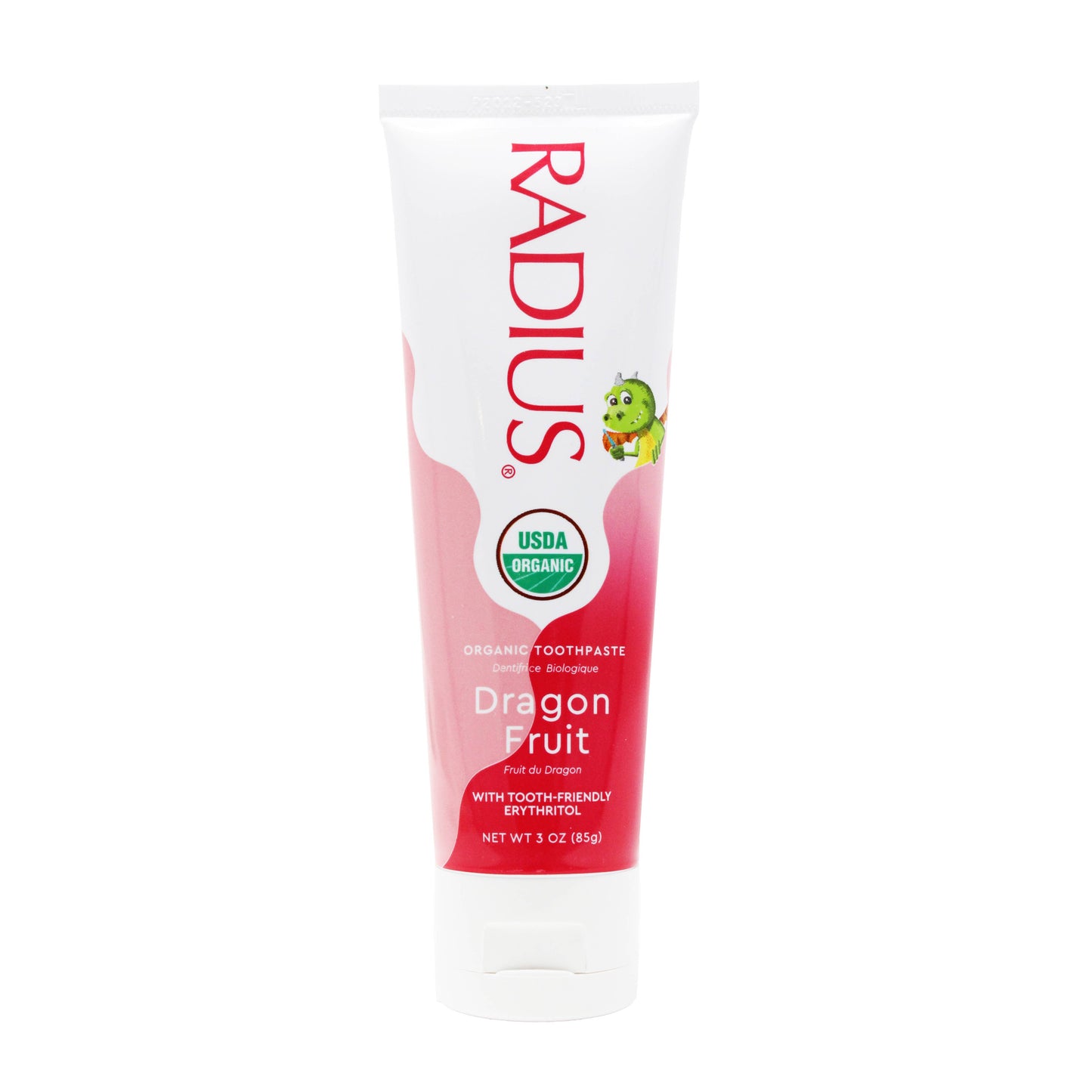 USDA Organic Children's Dragon Fruit Toothpaste, 6 mo +, 3oz