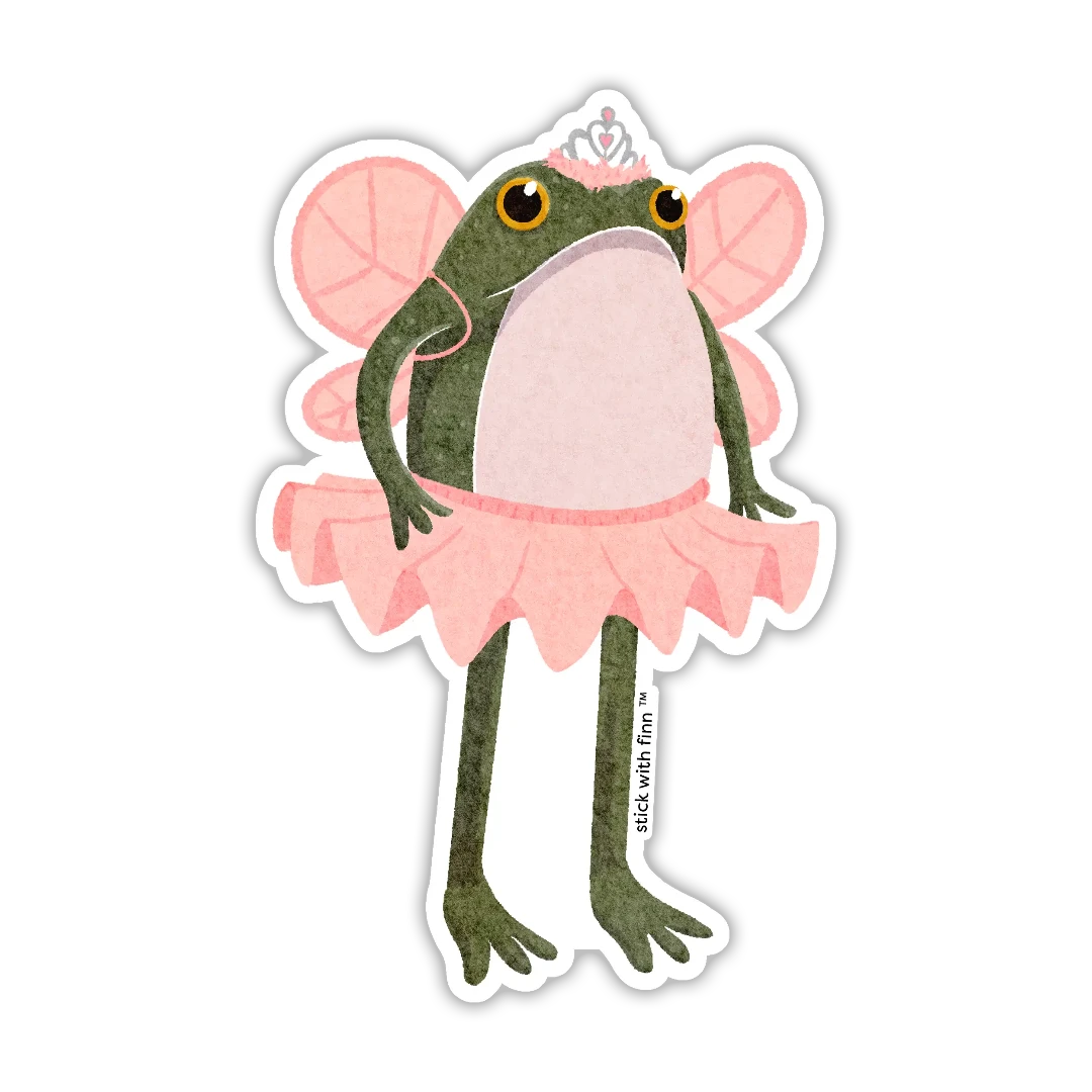 Fairy Princess Frogson Sticker