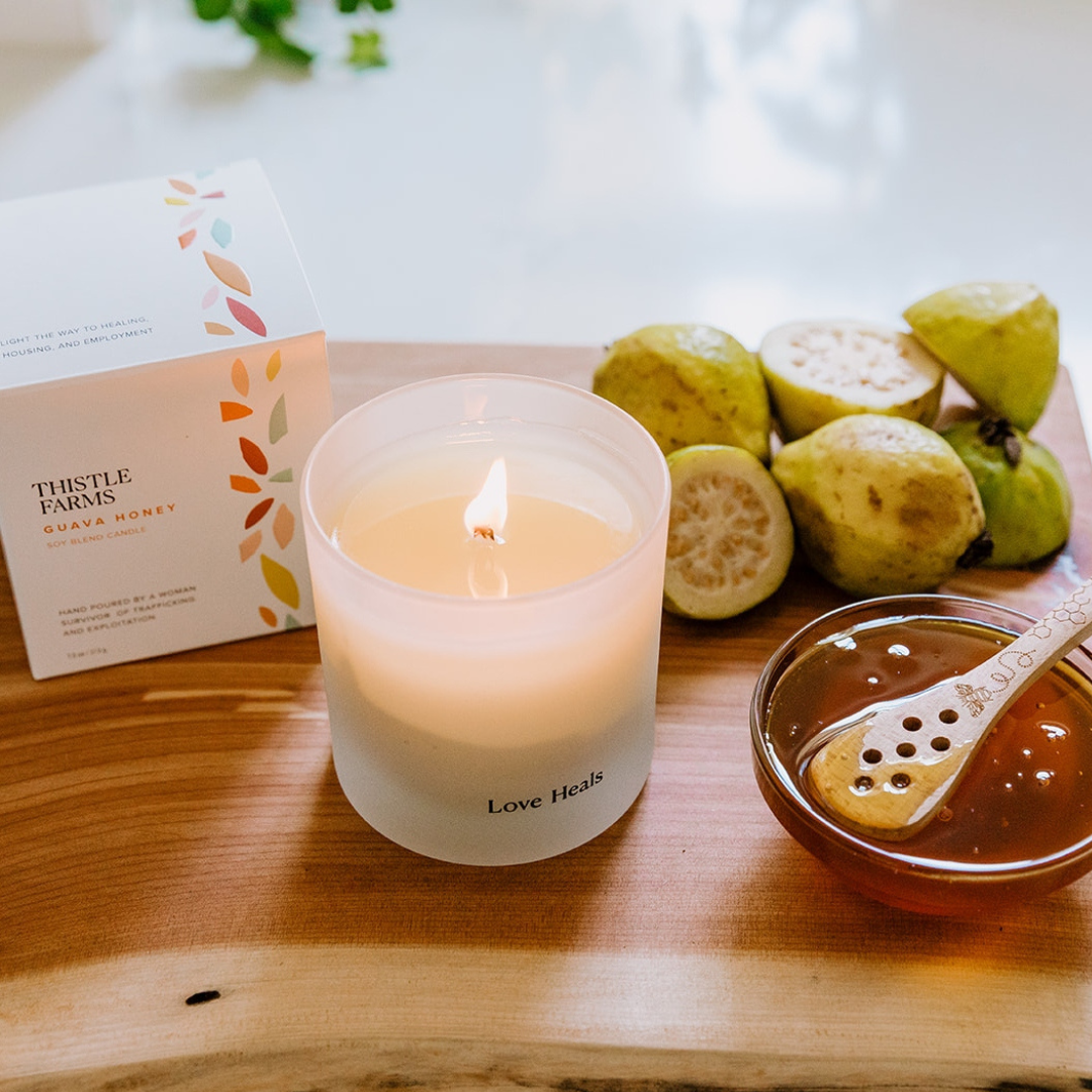 Guava Honey Soy Candle Love Heals Collection