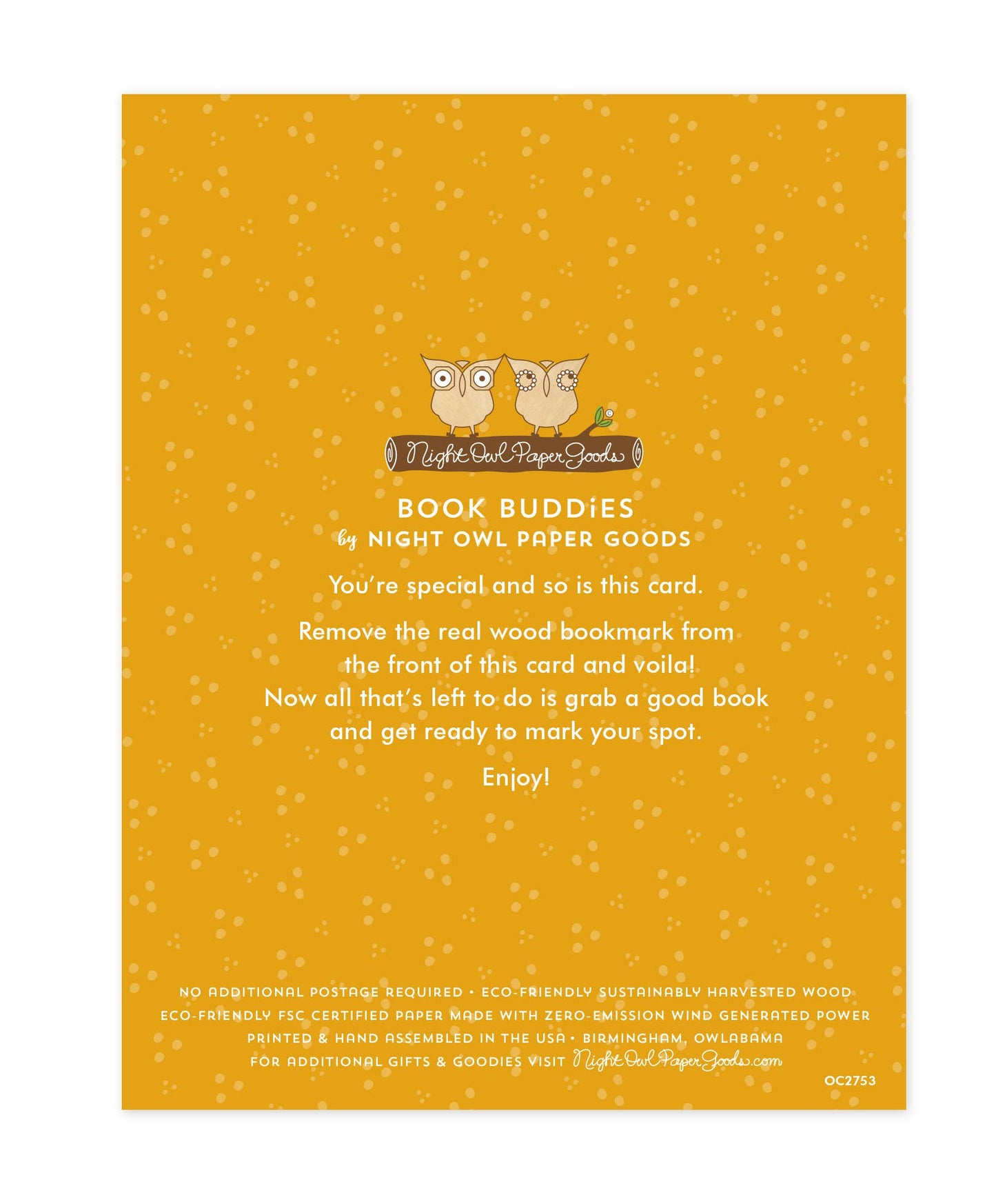 5 Star Mom Bookmark Mother's Day Card