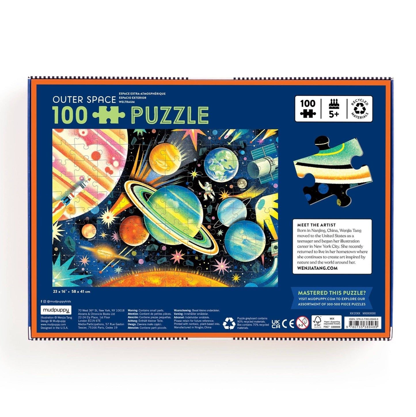 Outer Space 100 Piece Puzzle