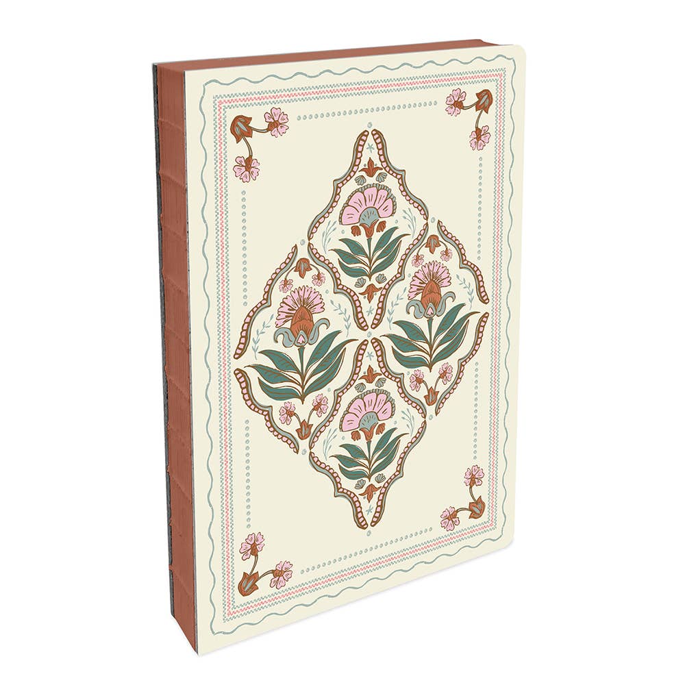 Floral Tapestry Medium Coptic-Bound Journal – Jollifrogs
