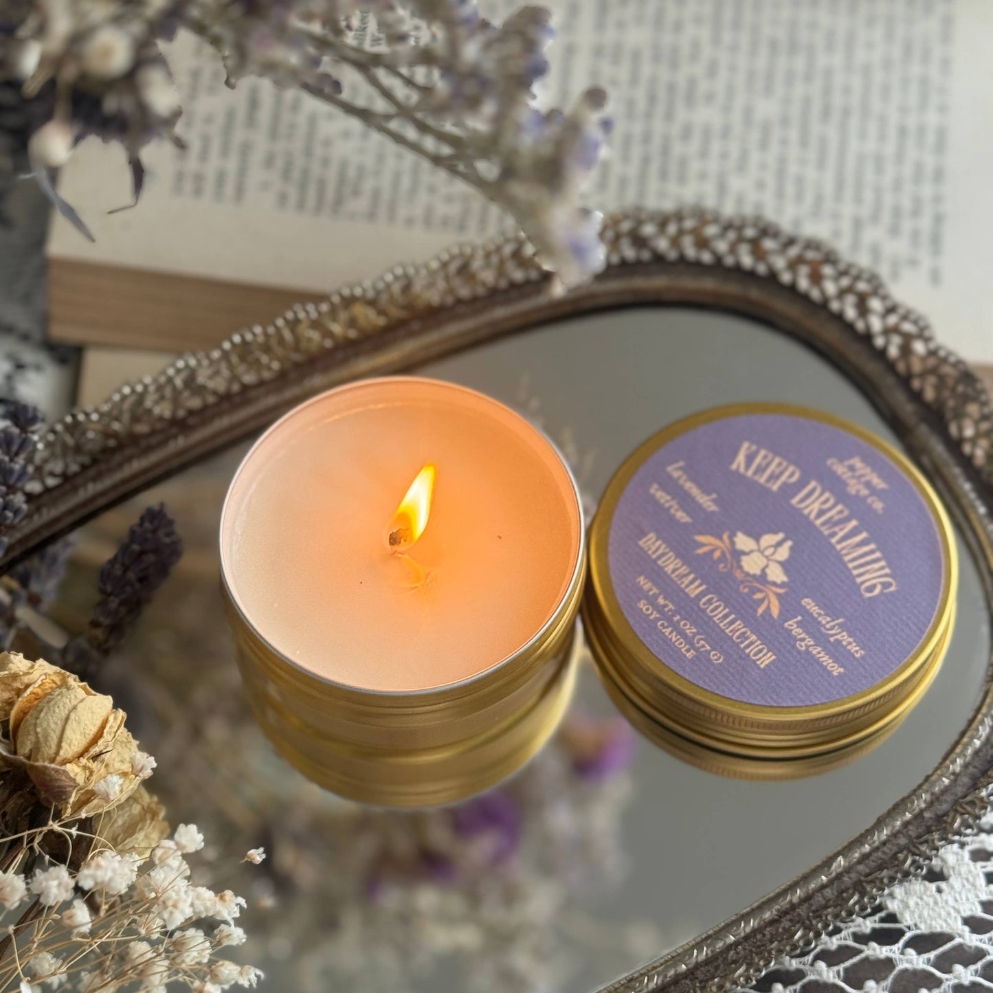 Keep Dreaming 2 oz Candle | Lavender, Citrus & Eucaluptus