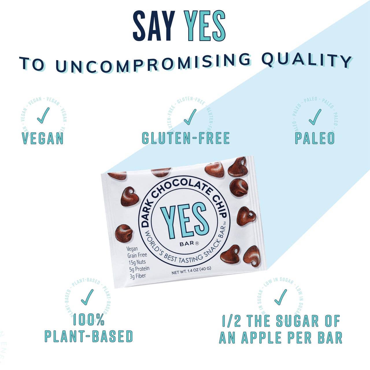 Dark Chocolate Chip - Gourmet Plant-Based Snack Bar