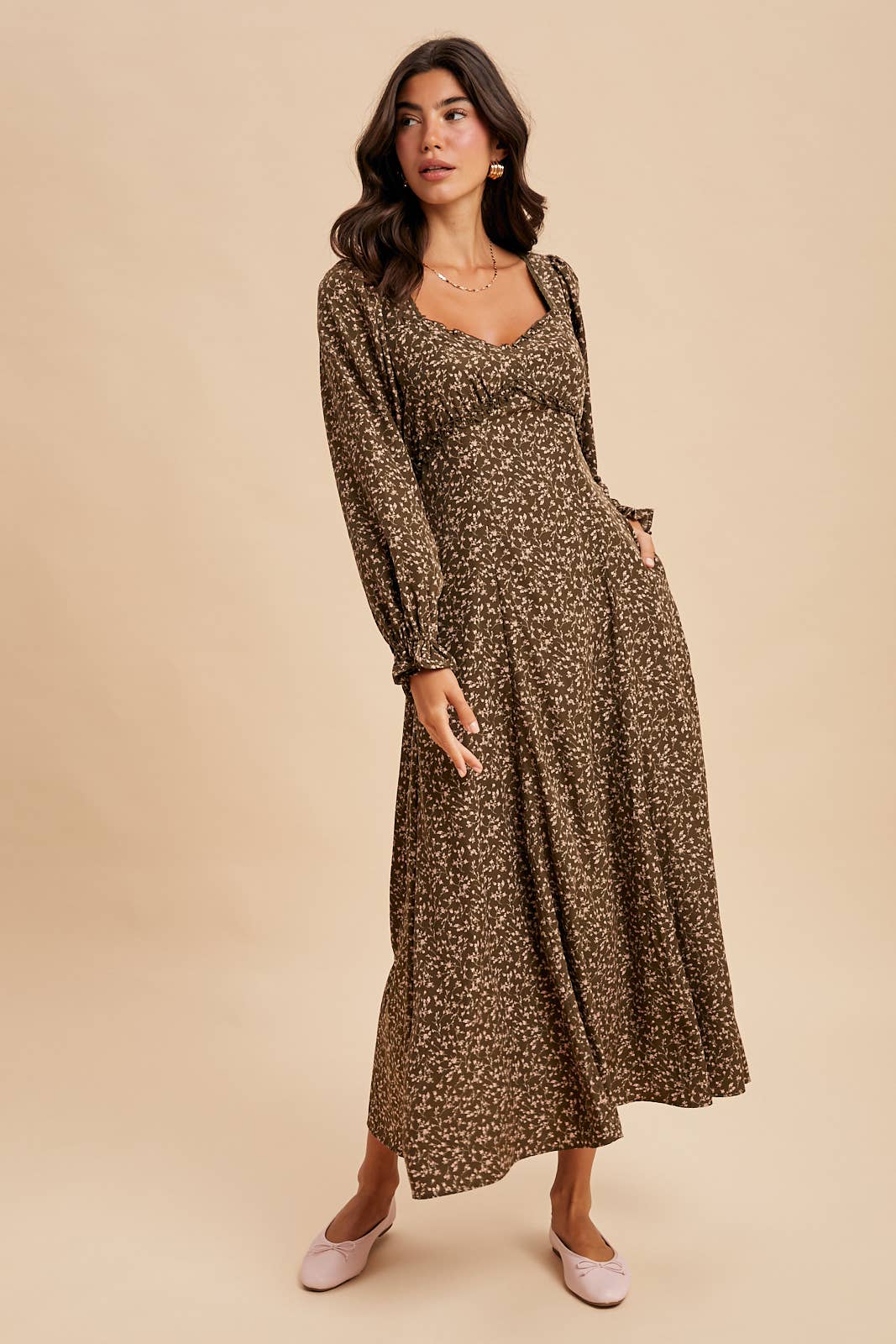 SWEETHEART FLORAL MAXI DRESS
