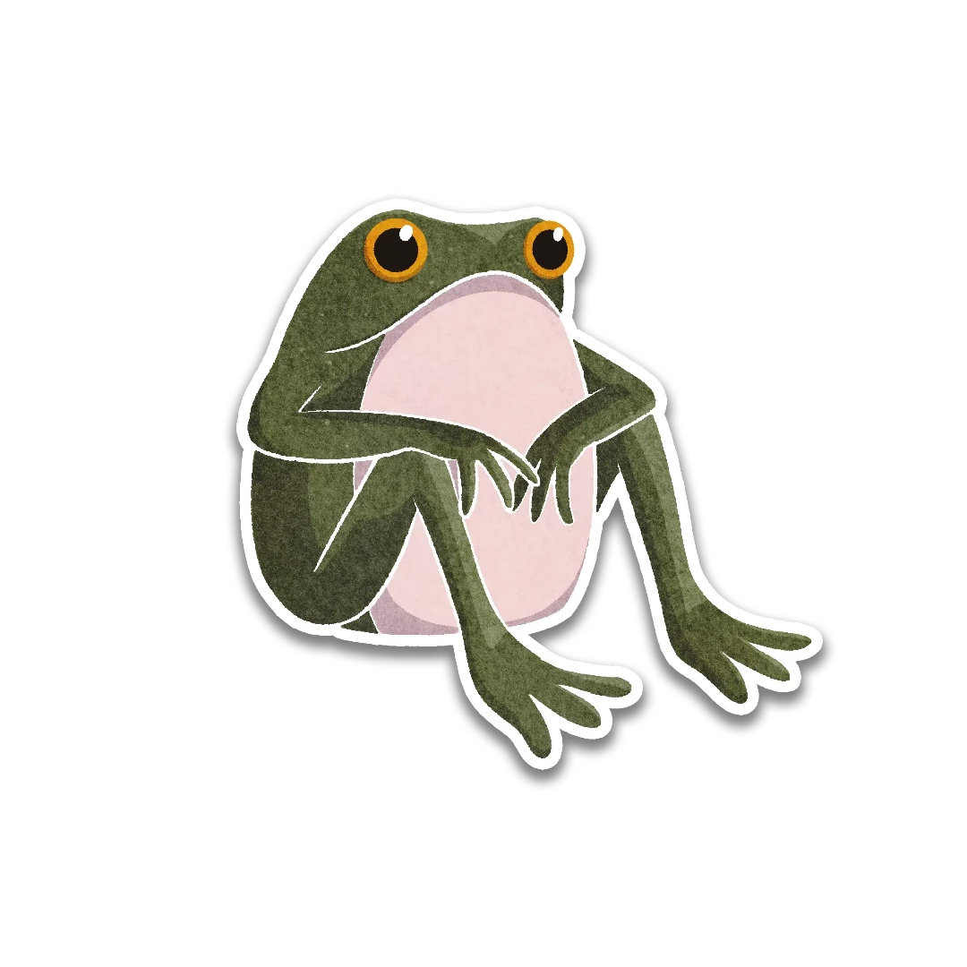 Existential Frog Sticker