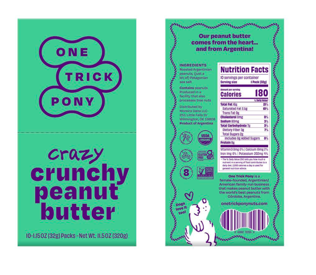 Single Serve Peanut Butter Packets - Box of 10 Kinda Crunchy
