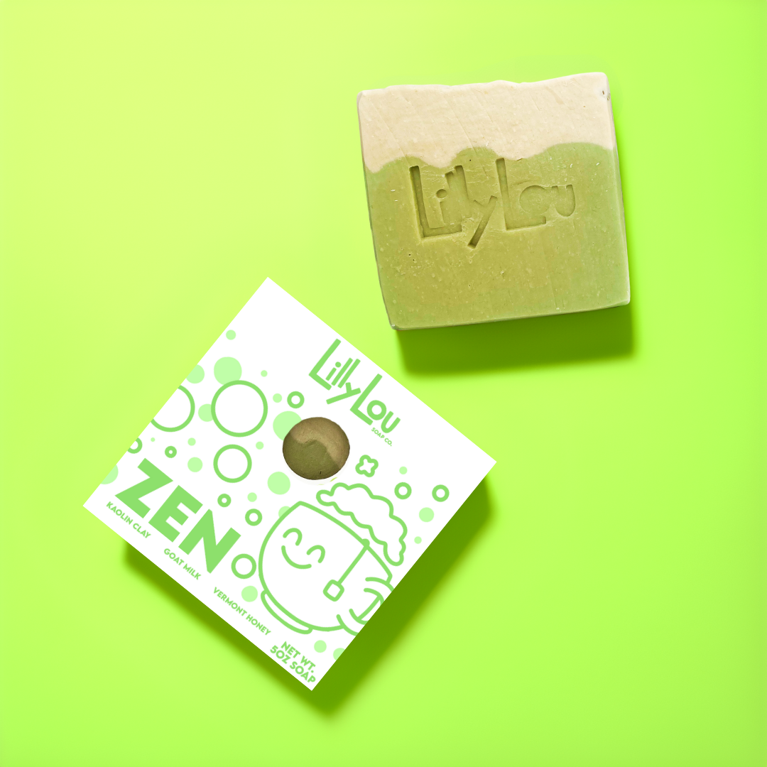 Aloe Soap Bar | Green Tea & Lemongrass Scent | Goat milk