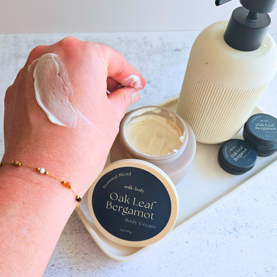 Oakleaf Bergamot Mini Goat Milk + Tallow Body Cream