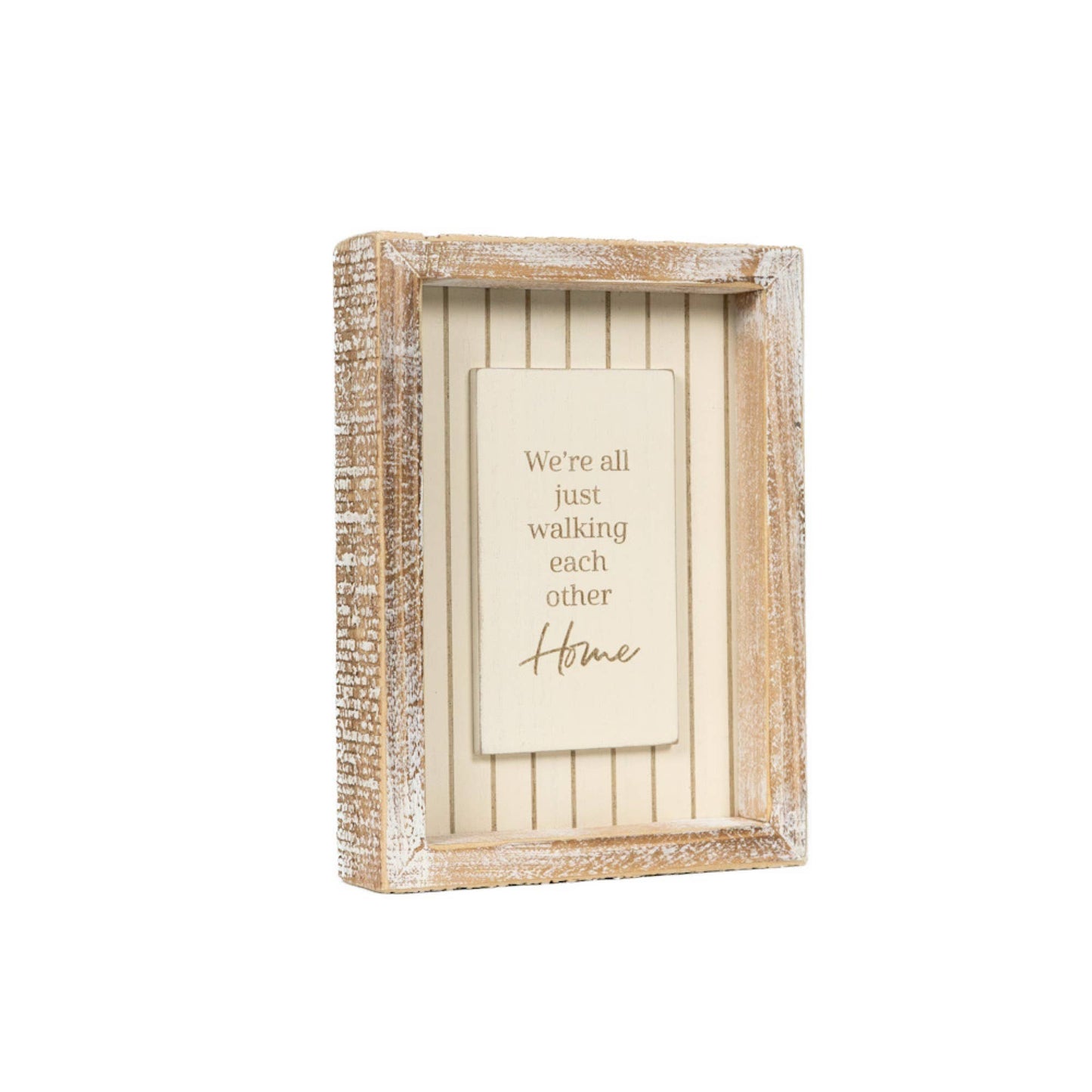 11019 - 5x7 wood frame sign (HOME) Sympathy Gift