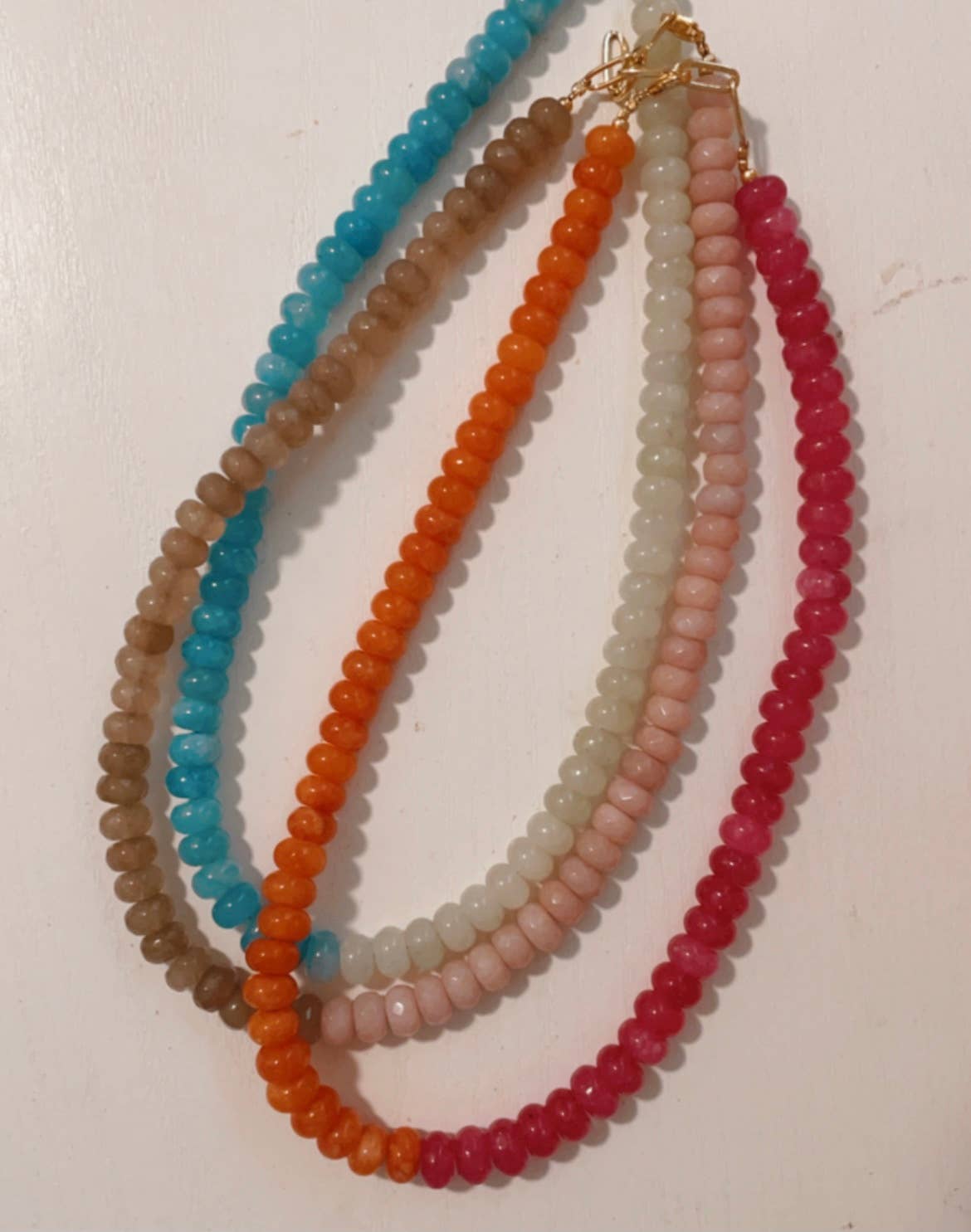 Two Tone Gemstone Necklaces