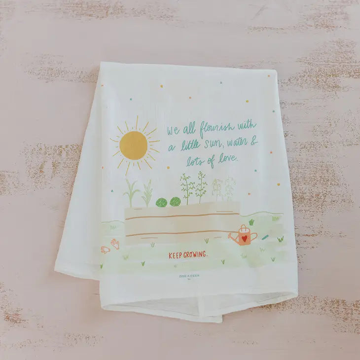 We All Flourish - Flour Sack Towel