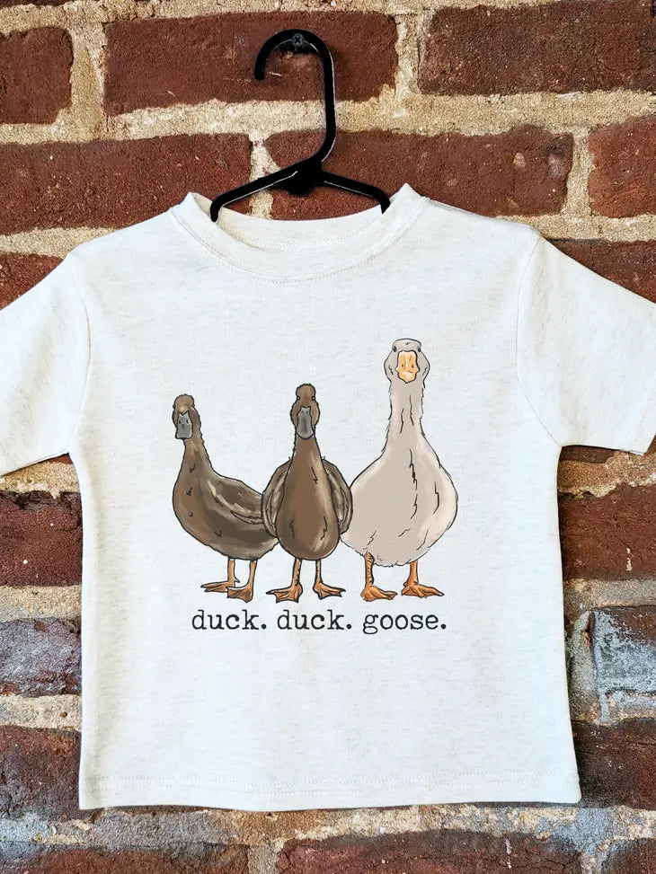 "duck. duck. goose" Toddler tee
