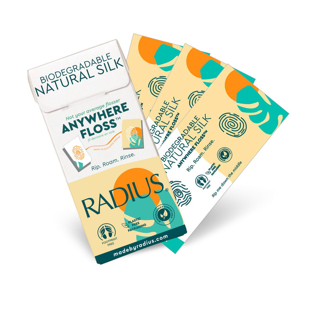 Natural Biodegradable Unscented Silk Anywhere Floss™