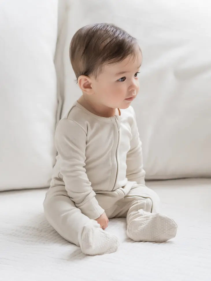 Peyton Zipper Sleeper - Natural