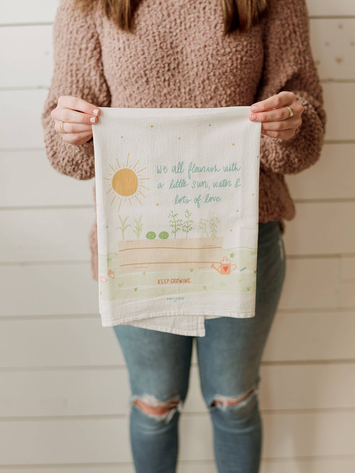 We All Flourish - Flour Sack Towel