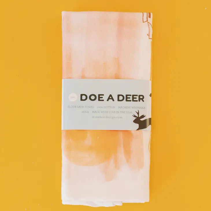 Sun Up to Sun Down - Harvest Flour Sack Towel