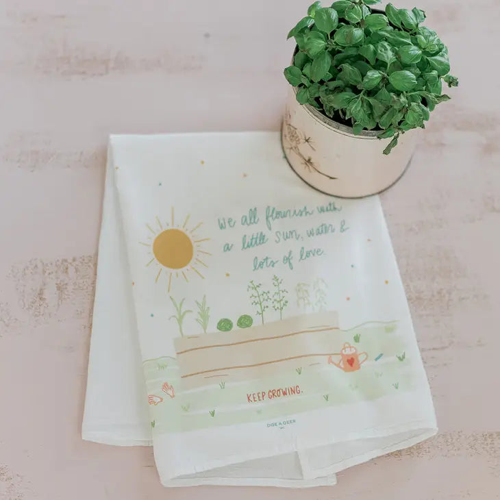 We All Flourish - Flour Sack Towel