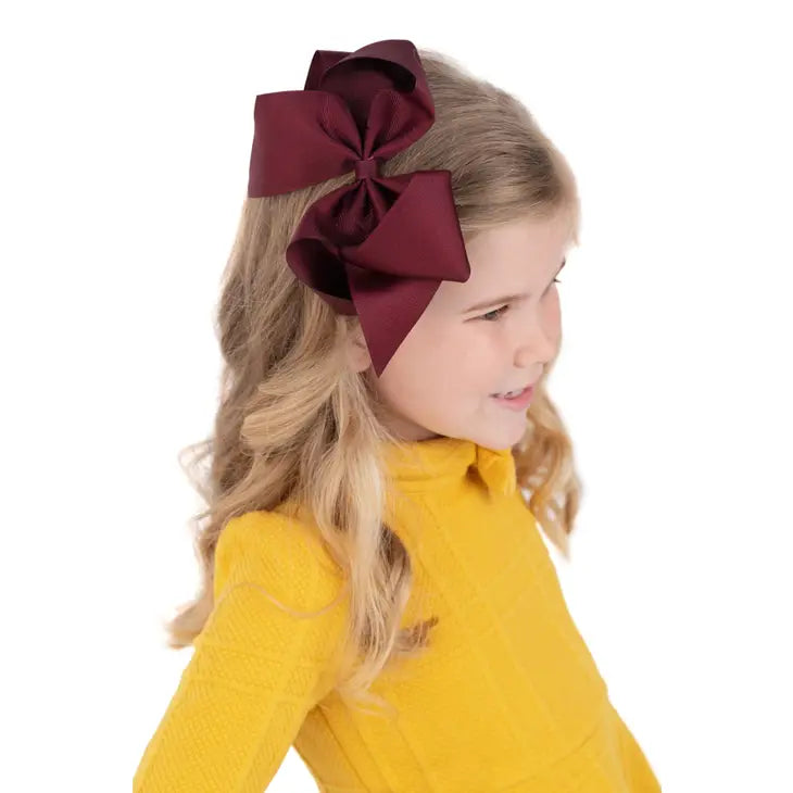 Giant (7 in.) Classic Grosgrain Bow by Color