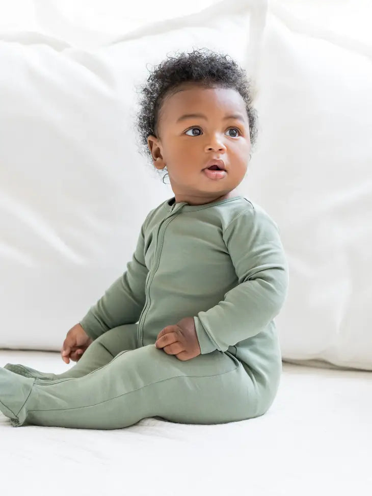 Peyton Zipper Sleeper - Thyme