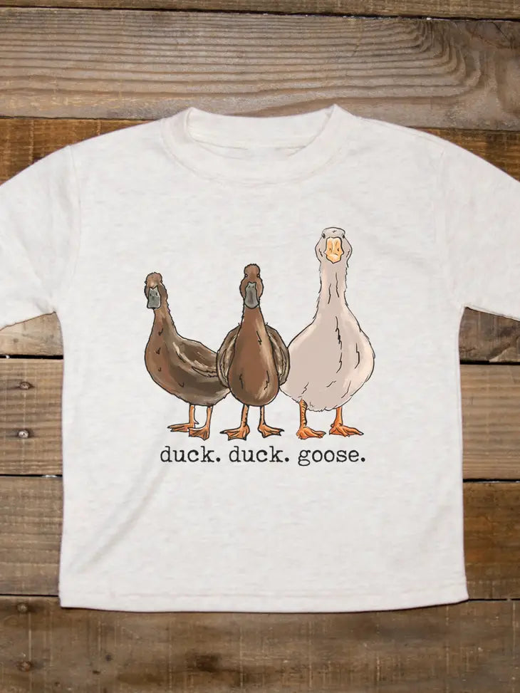 "duck. duck. goose" Toddler tee