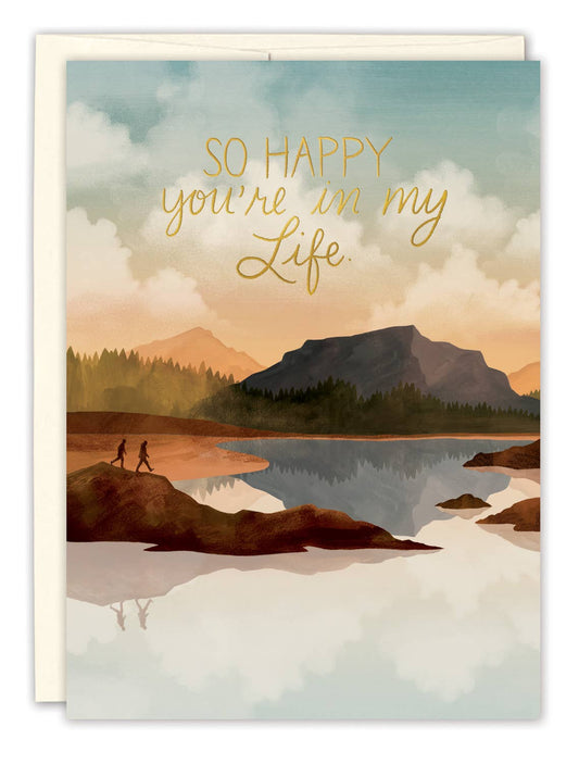 So Happy You're In My Life Anniversary Card