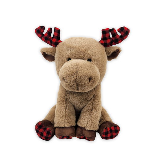 14"H XL Winter Cozies Monty Moose Plushie