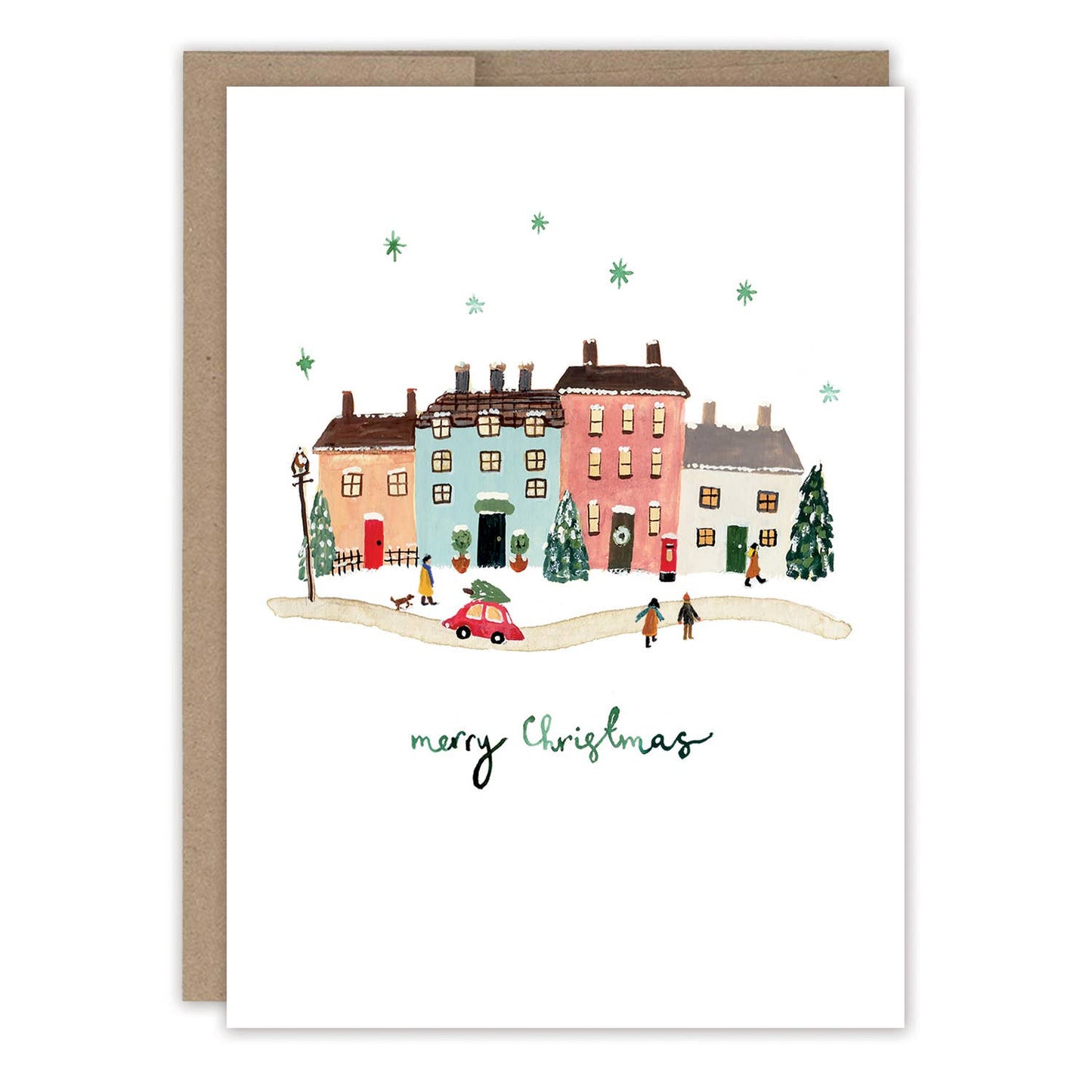 Little Christmas Village Holiday Card