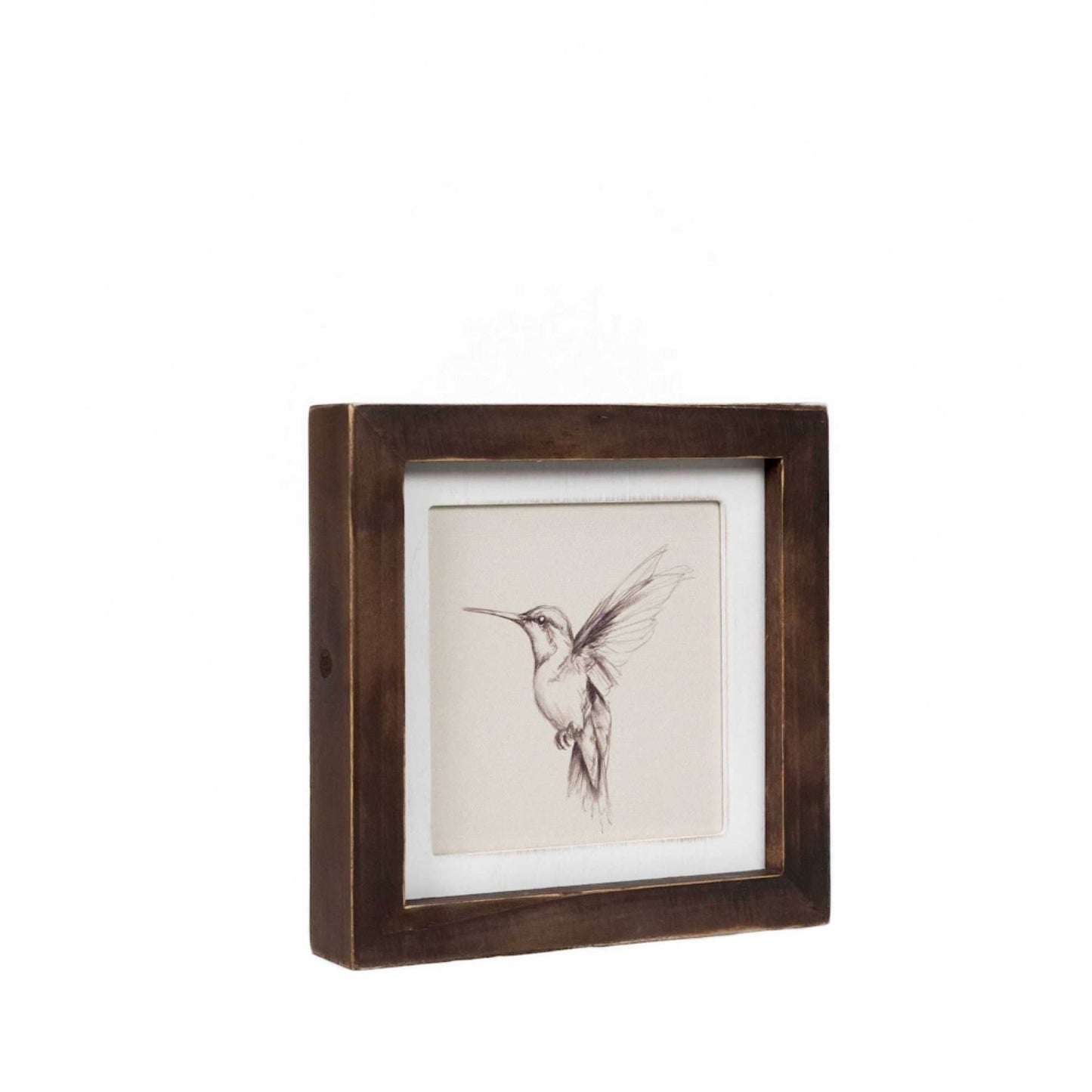 7x7 wood frame art sign (BIRDS) Home Decor - 11013
