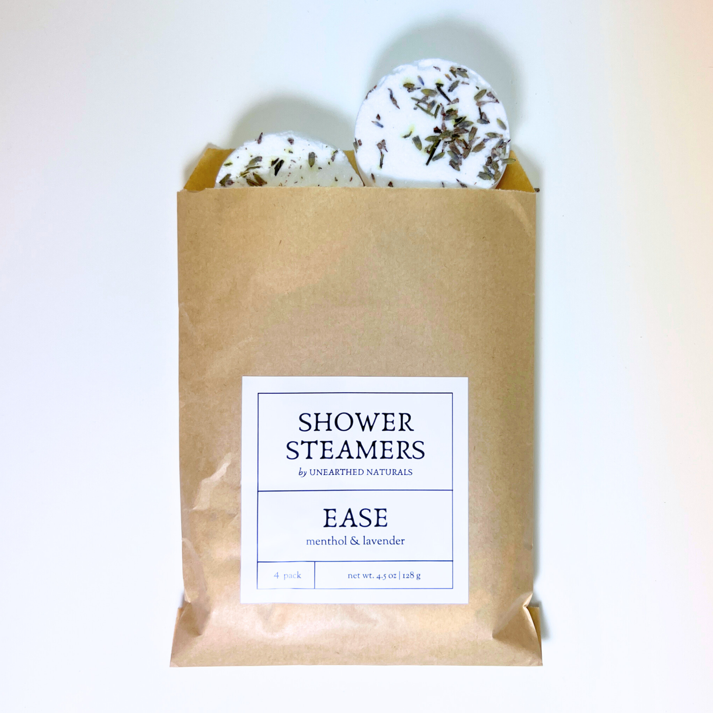 Ease Shower Steamers – 4 Pack | Menthol & Lavender