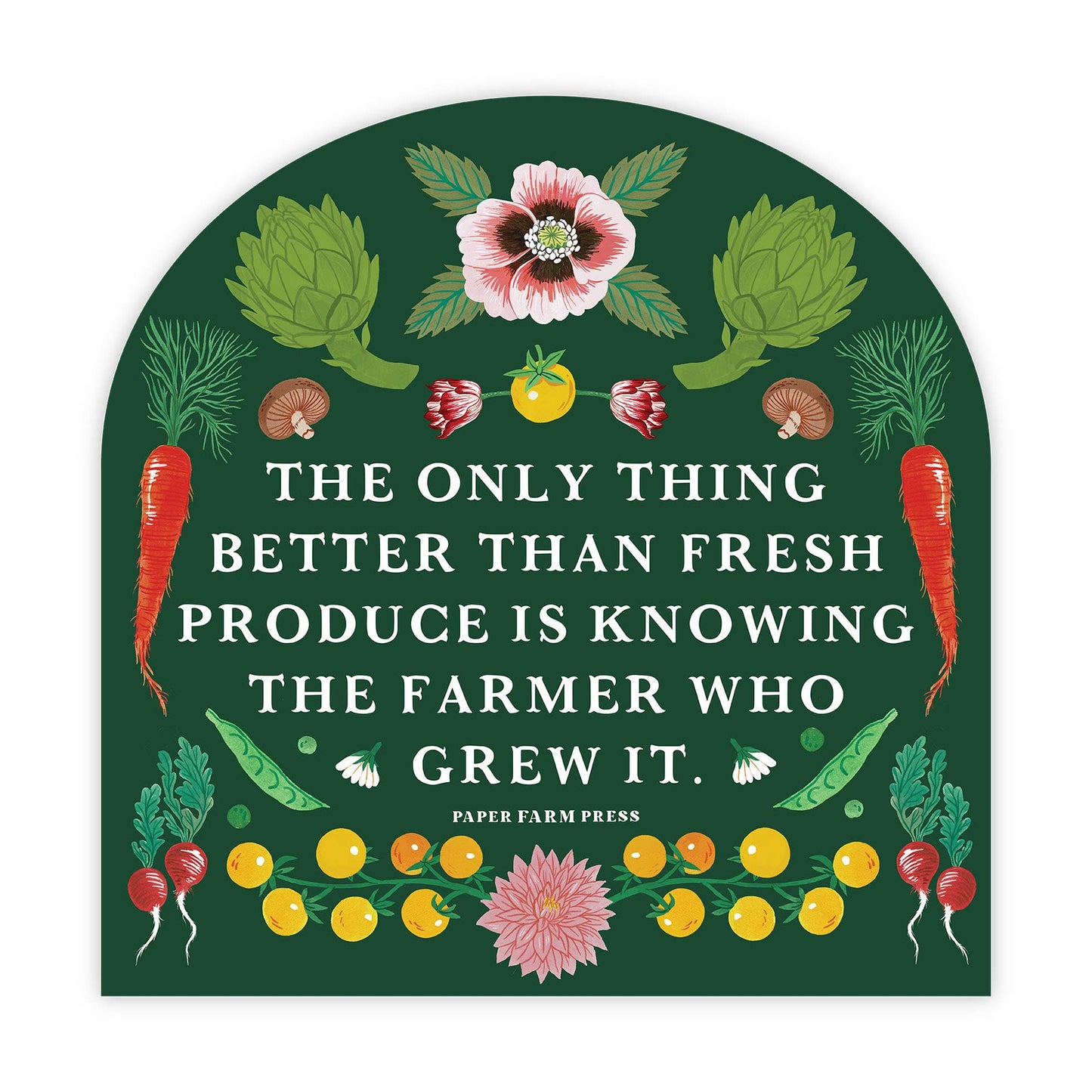 Knowing The Farmer Decal Sticker