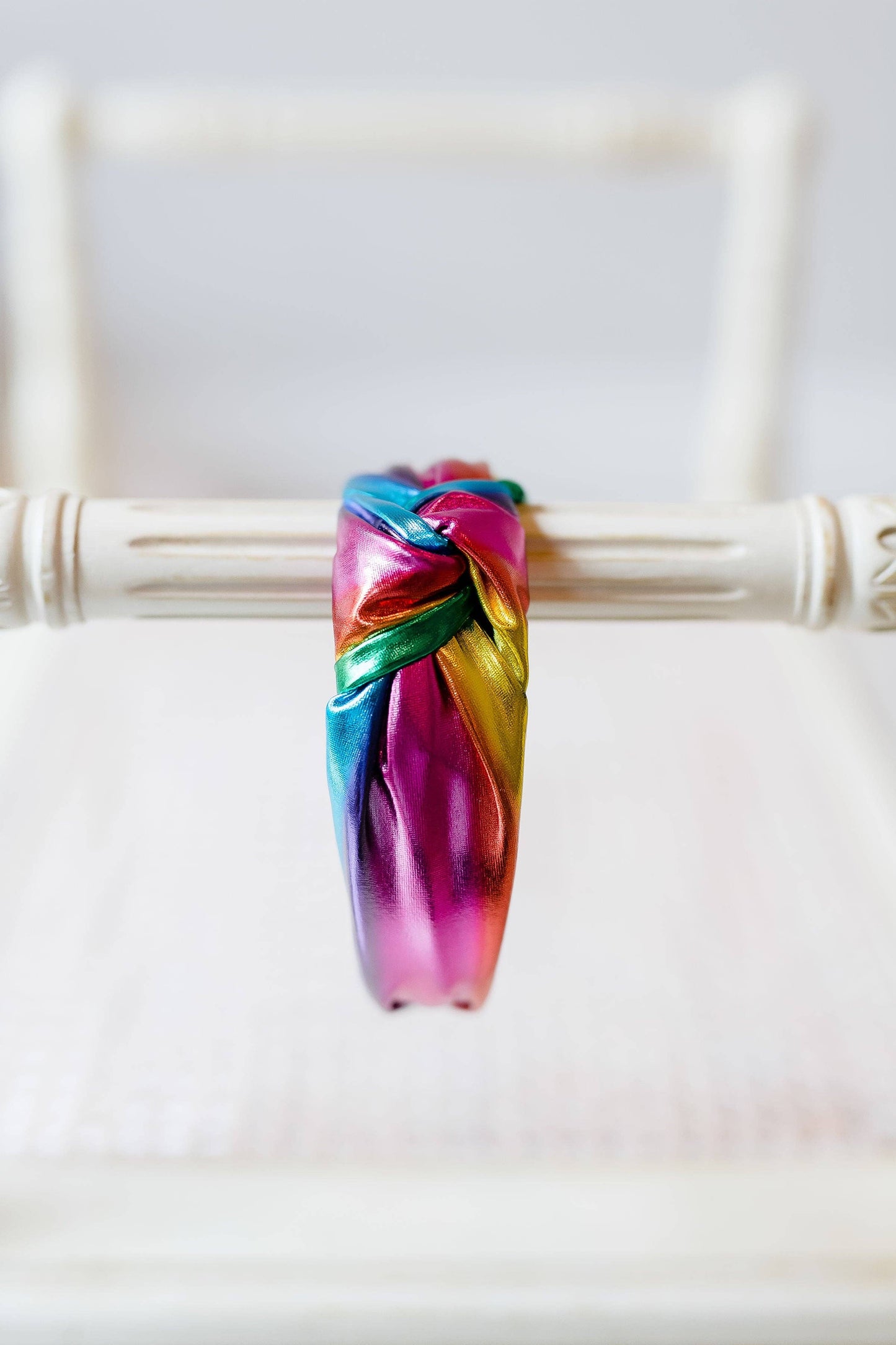 Lamé Knot Headband