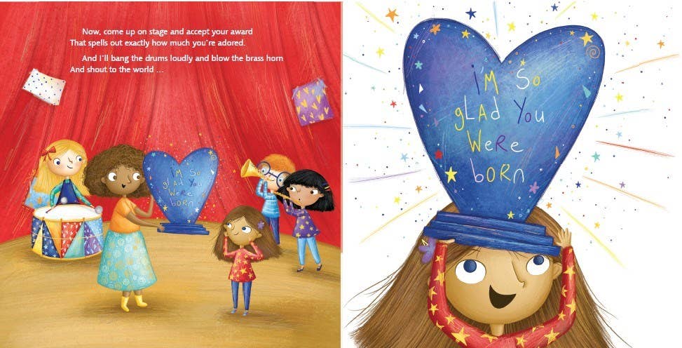 I'm So Glad You Were Born : Celebrating Who You Are Board Bk