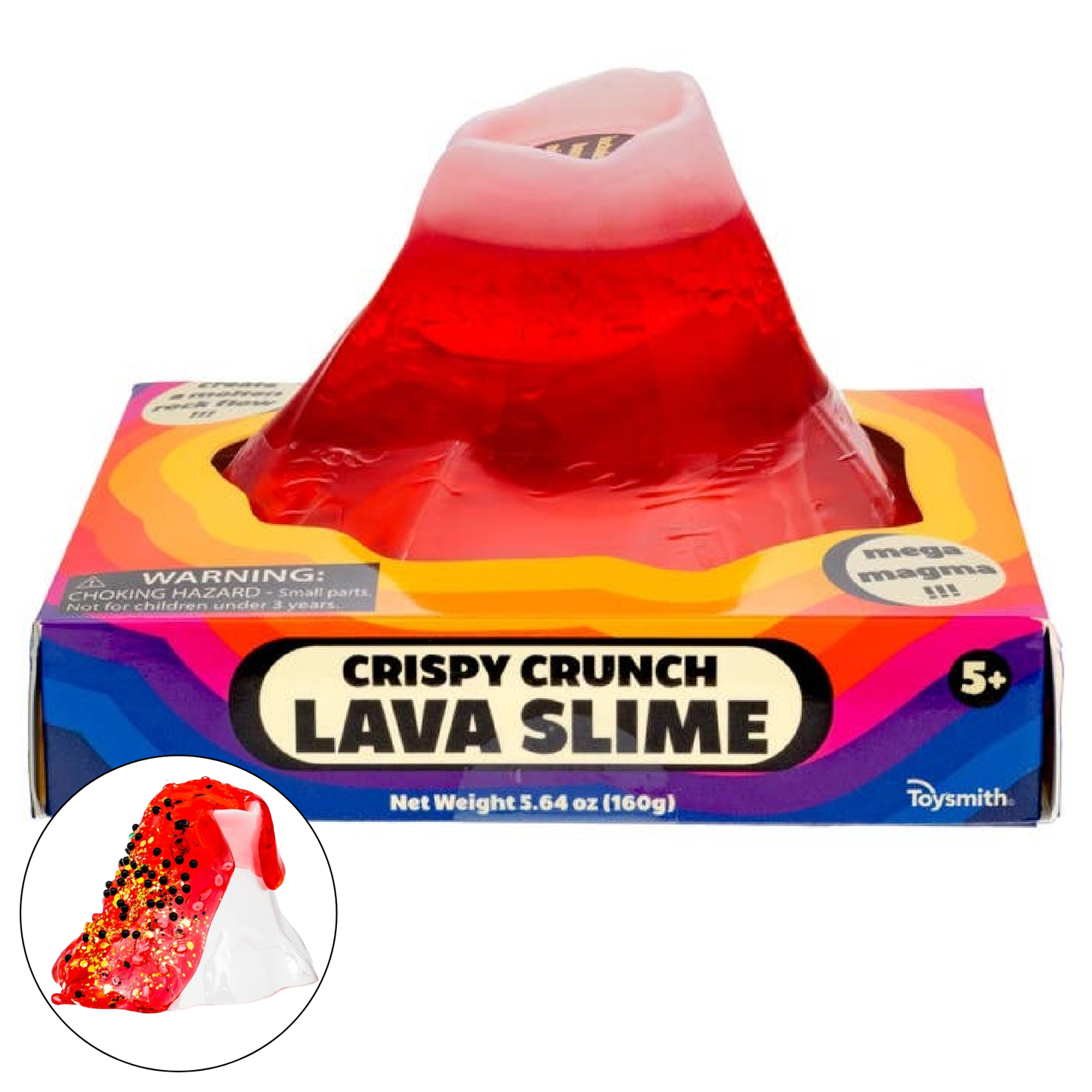 Toysmith Crispy Crunchy Lava Slime