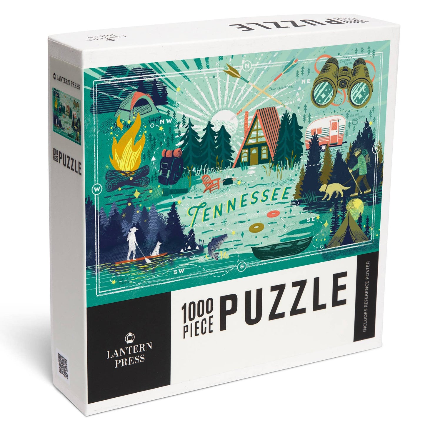 1000 PIECE PUZZLE Tennessee Lake Life Collage