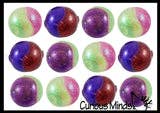Dual Glitter Swirling Stress Ball - Sensory, Fidget