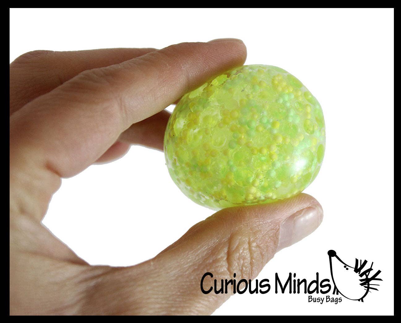 Small Amazing 1.5" Confetti Bead with Thick Gel Mold-able