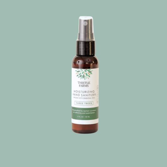 Holiday Three Trees Moisturizing Hand Sanitizer Spray 2 oz